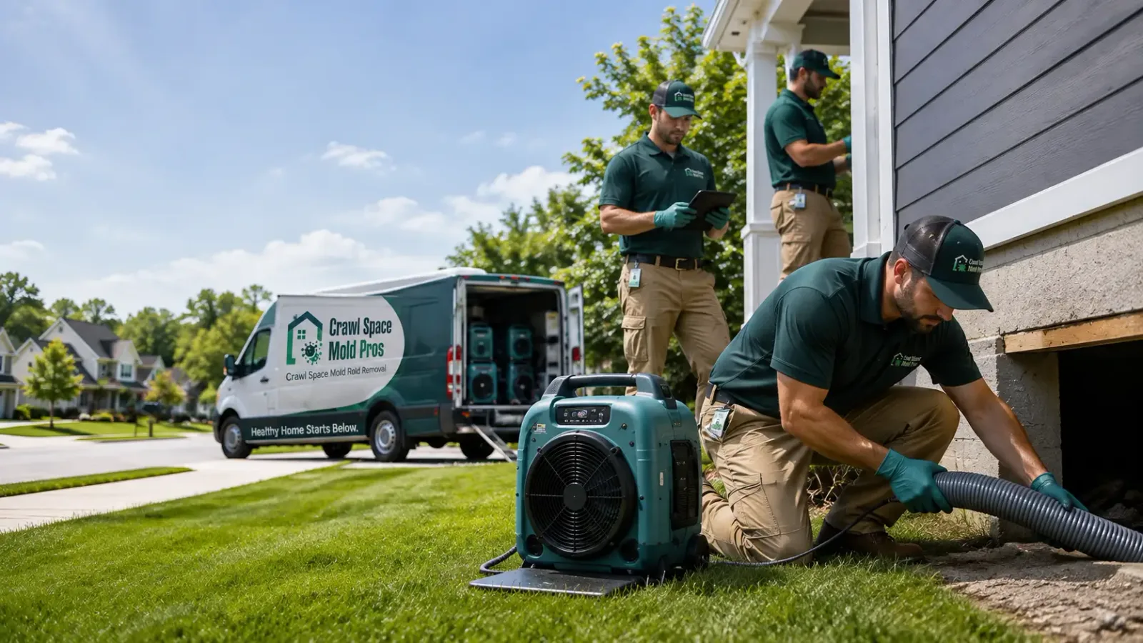 Crawl Space Mold Removal in Scotrun, PA